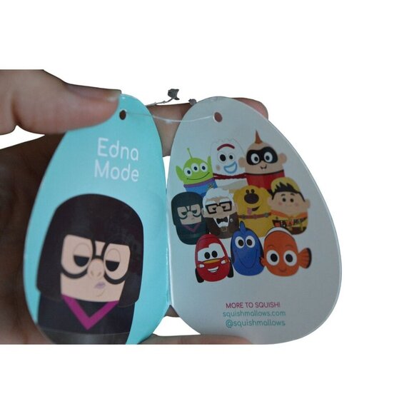 Disney Squishmallow Pixar The Incredibles Edna Mode 7” Inch Plush - Picture 5 of 6
